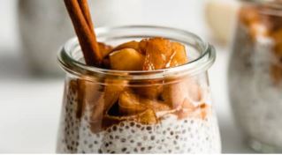 30-Minute Apple Cinnamon Chia Pudding