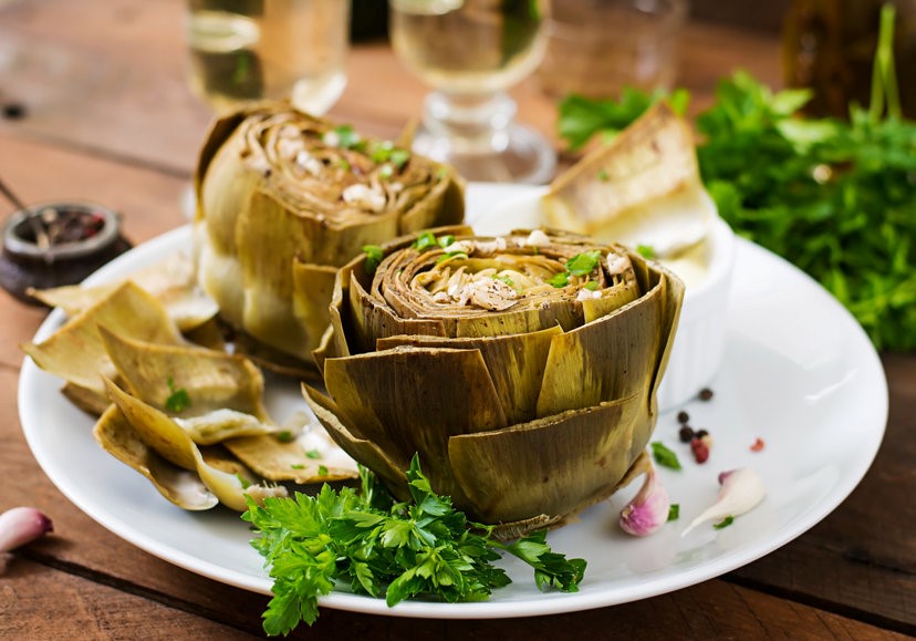 Steamed Artichoke With Lemon & Herbs Recipe by Dr. Daryl