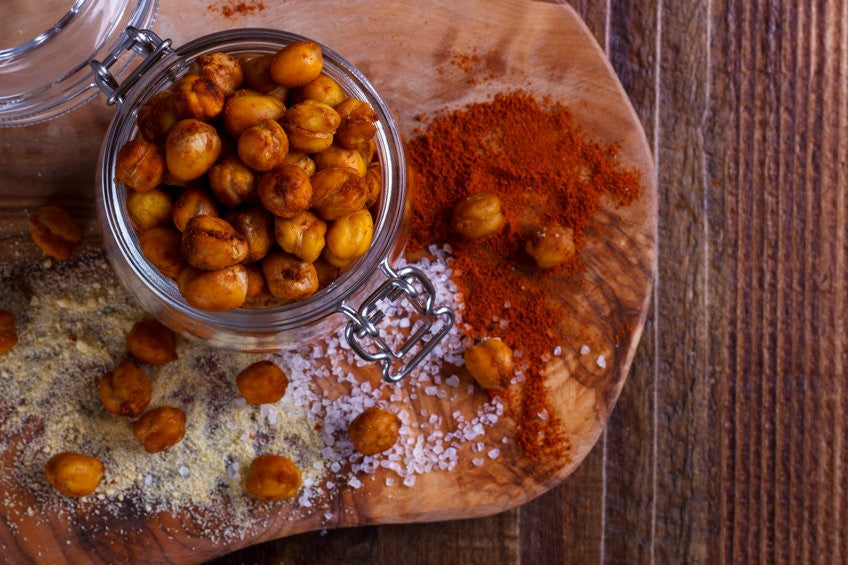 Roasted Chickpeas With Chipotle & Lime Recipe by Dr. Daryl