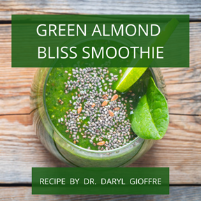 Green Almond Bliss Smoothie Recipe by Dr. Daryl