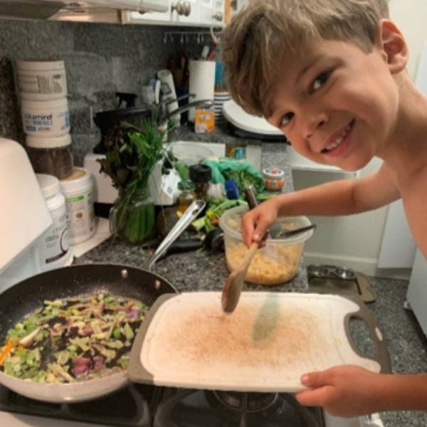 Chickpea Scramble Breakfast Bowl Recipe