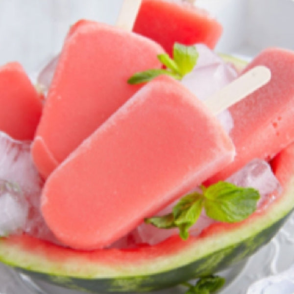 Watermelon, Mint & Lime Popsicles Recipe