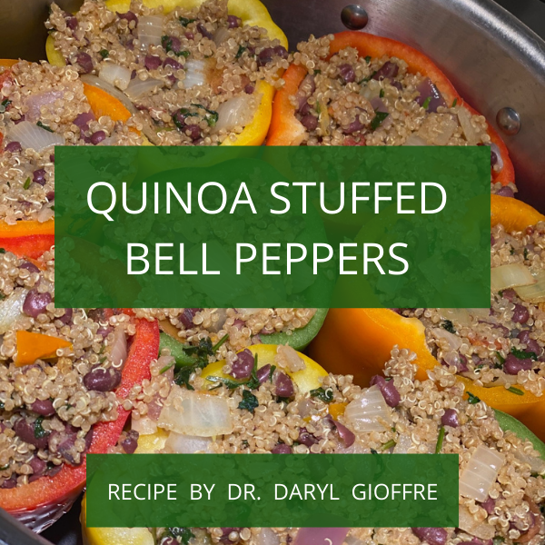 Quinoa Stuffed Bell Peppers Recipe by Dr. Daryl