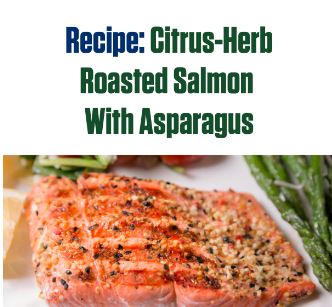 Citrus-Herb Roasted Salmon With Asparagus