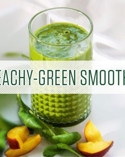 ALKALINE DIET RECIPE: PEACHY-GREEN SMOOTHIE