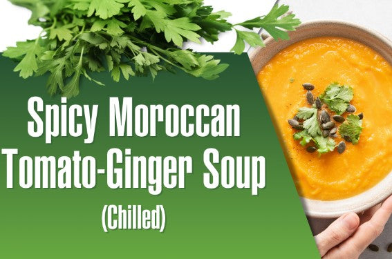 Spicy Moroccan Tomato-Ginger Soup