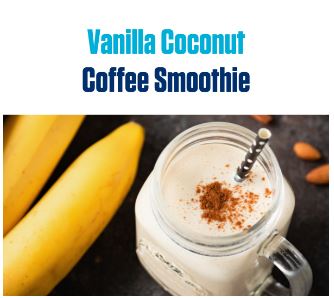 Vanilla Coconut Coffee Smoothie